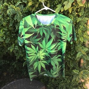 Weed Leaves T Shirt